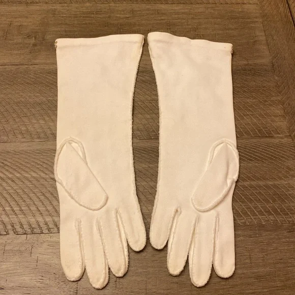 Vintage Beaded Long Dress Gloves - Picture 2 of 8